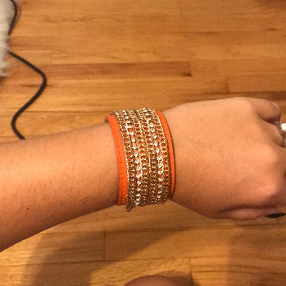 Orange bracelet